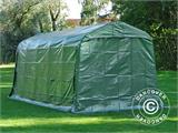 Noliktavas telts PRO 2,4x6x2,34m PVC, Zaļš