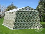 Portable garage PRO 3.3x6x2.4 m PVC, Camouflage