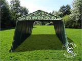 Pārvietojama garāža PRO 3,3x6x2,4m PVC, Kamuflāžas