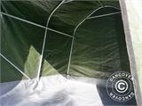 Opslagtent PRO 2x2x2m PE, met grondzeil, Groen/grijs