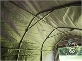 Tenda de armazenamento PRO 2x3x2m PE, com lona chão, Cinza