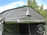 Storage tent PRO 2.4x2.4x2 m PE, with ground cover, Grey