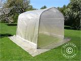 Polytunnel Staklenik, 2,4x2,4x2m, PE, 5,7m², Prozirni