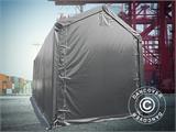 Tenda de armazenagem PRO XL 3,5x8x3,3x3,94m, PVC, Cinza