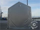 Noliktavas telts PRO XL 3,5x10x3,3x3,94m, PVC, Pelēks