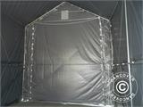 Skladišni šator PRO XL 3,5x10x3,3x3,94m, PVC, Siva