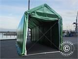 Skladišni šator PRO XL 4x12x3,5x4,59m, PVC, Zelena