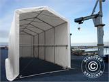 Skladišni šator PRO XL 3,5x8x3,3x3,94m, PVC, Bijela