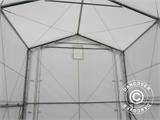 Skladišni šator PRO XL 3,5x8x3,3x3,94m, PVC, Bijela
