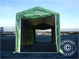 Tenda de armazenagem PRO XL 3,5x10x3,3x3,94m, PVC, Verde