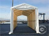Skladišni šator PRO XL 3,5x10x3,3x3,94m, PVC, Bijela