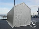 Noliktavas telts PRO XL 4x10x3,5x4,59m, PVC, Balts