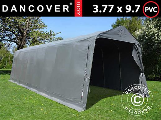 Tenda garage PRO 3,77x9,7x3,18m PVC, Grigio