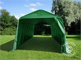 Tente Abri Garage PRO 3,77x9,7x3,18m PVC, Vert