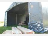 Skladišni šator PRO 5x8x2x3,39m, PVC, Siva