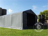 Storage shelter PRO 5x8x2.5x3.89 m, PVC, Grey