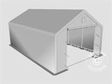 Storage shelter PRO 5x8x2.5x3.89 m, PVC, Grey Storage shelter PRO 5x8x2.5x3.89 m, PVC, Grey