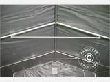 Skladišni šator PRO 5x10x2x3,39m, PVC, Siva