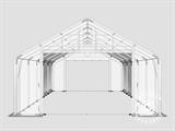 Storage shelter PRO 5x10x2x3.39 m, PVC, Grey