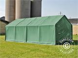 Skladišni šator PRO 4x8x2x3,1m, PVC, Zelena