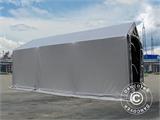 Carpa grande de almacén PRO 3x6x2x2,82m, PVC, Gris