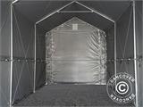 Skladišni šator PRO XL 4x10x3,5x4,59m, PE, Siva