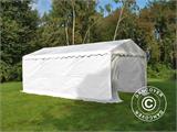 Storage Tent Basic 2-in-1, 4x8 m PE, White