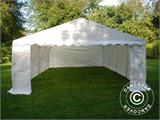 Opslagtent Basic 2-in-1, 5x8m PE, Wit