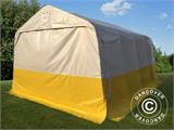 Noliktavas darba telts PRO 3,6x4,8x2,68m, PVC, Balta/Dzeltena, Ugunsizturīga