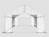 Tenda de armazenagem PRO 5x10x2x3,39m, PE, Cinza