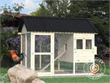 Chicken Coop/Hen house, 2.13x3.16x2.83 m, Natural