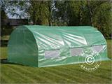 Polytunnel Staklenik 3x4,5x2m, 13,5m², Zelena