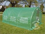 Serre Tunnel 3x4,5x2m, 13,5m², Vert