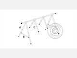 Estructura triangular para cubierta para barco, NOA, 8m