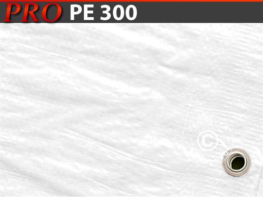 Lona 6x10m, PE 300g/m², Branco