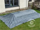 Lona 4x6m, PVC 500g/m², Cinza