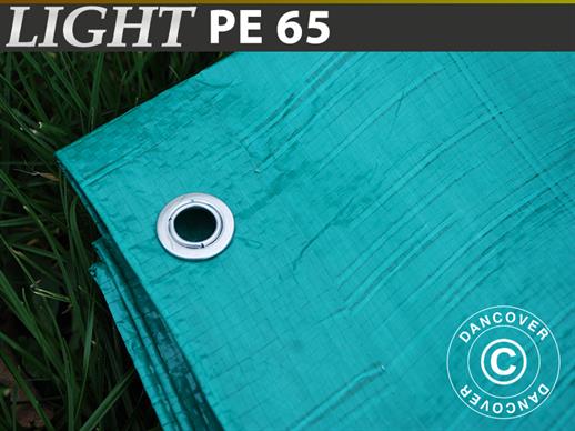 Tarpaulin 10x15 m, PE 65 g/m², Green