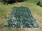 Lona de camuflado Woodland 5x6m, 120g/m²