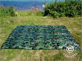 Camouflage tarpaulin Woodland 2.85x4 m, 100g/m²