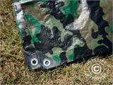 Camouflage tarpaulin Woodland 2.85x4 m, 100g/m²