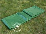 Tarpaulin 5x7 m, PVC 600 g/m² Green, Flame retardant