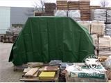 Afdekzeil 10x12m, PVC 600g/m², Groen, Vlamvertragende