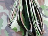 Camouflage tarpaulin 4x6 m, PVC 450 g/m²