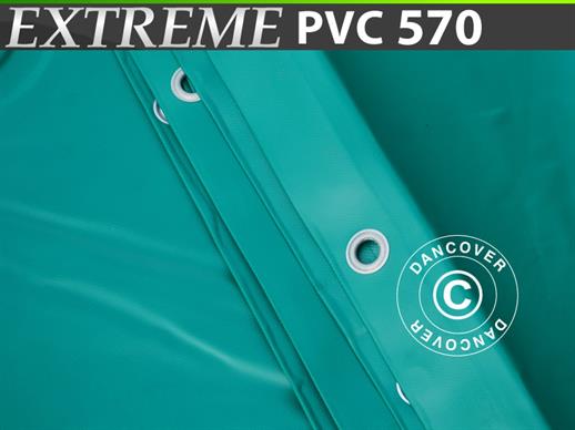 Telo 5x6m, PVC 570g/m², Verde