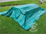 Lona 4x6m, PVC 570g/m², Verde