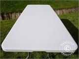 Kokkupandav laud 180X74X74cm, Helehall (10 tk)