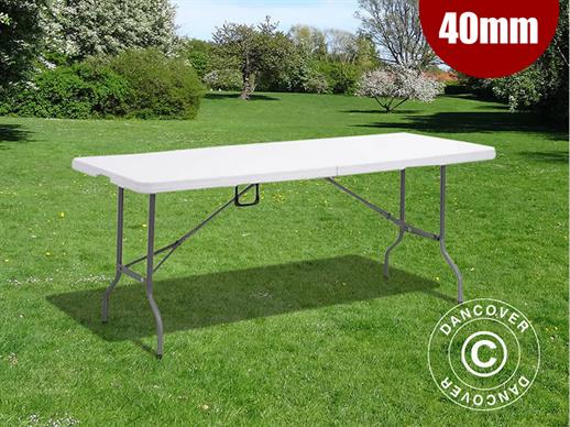 Table pliante 180x74x74cm, gris clair (25 pièces)