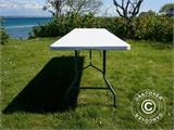 Folding Table 240x76x74 cm, Light Grey (25 pcs.)