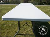 Folding Table 240x76x74 cm, Light Grey (25 pcs.)