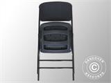 Folding Chair 48x43x89 cm, Black, 4 pcs.